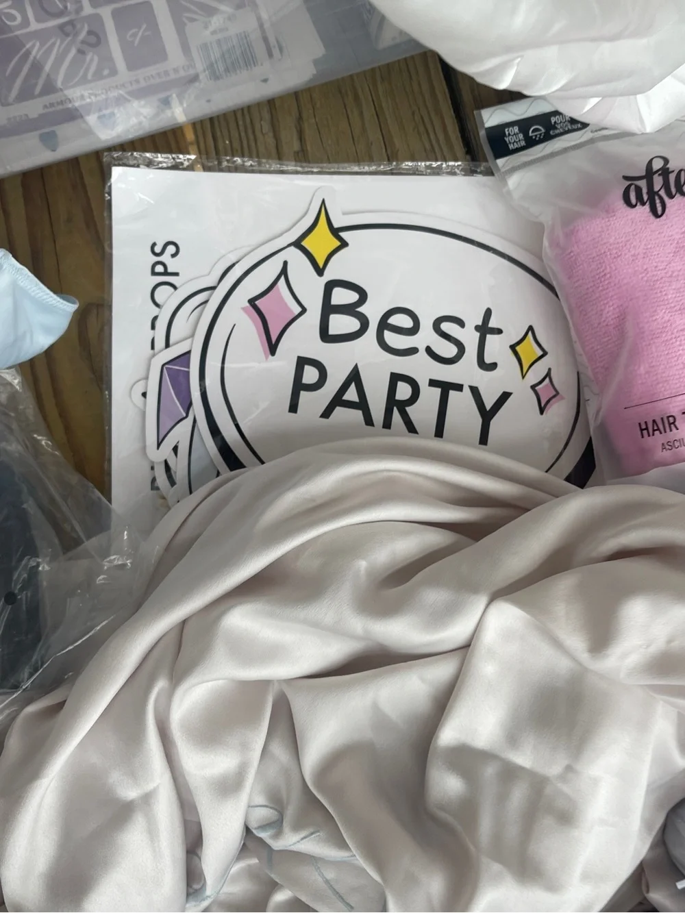 Bride wedding Bundle - Robes, cake topper, ring ice cubes